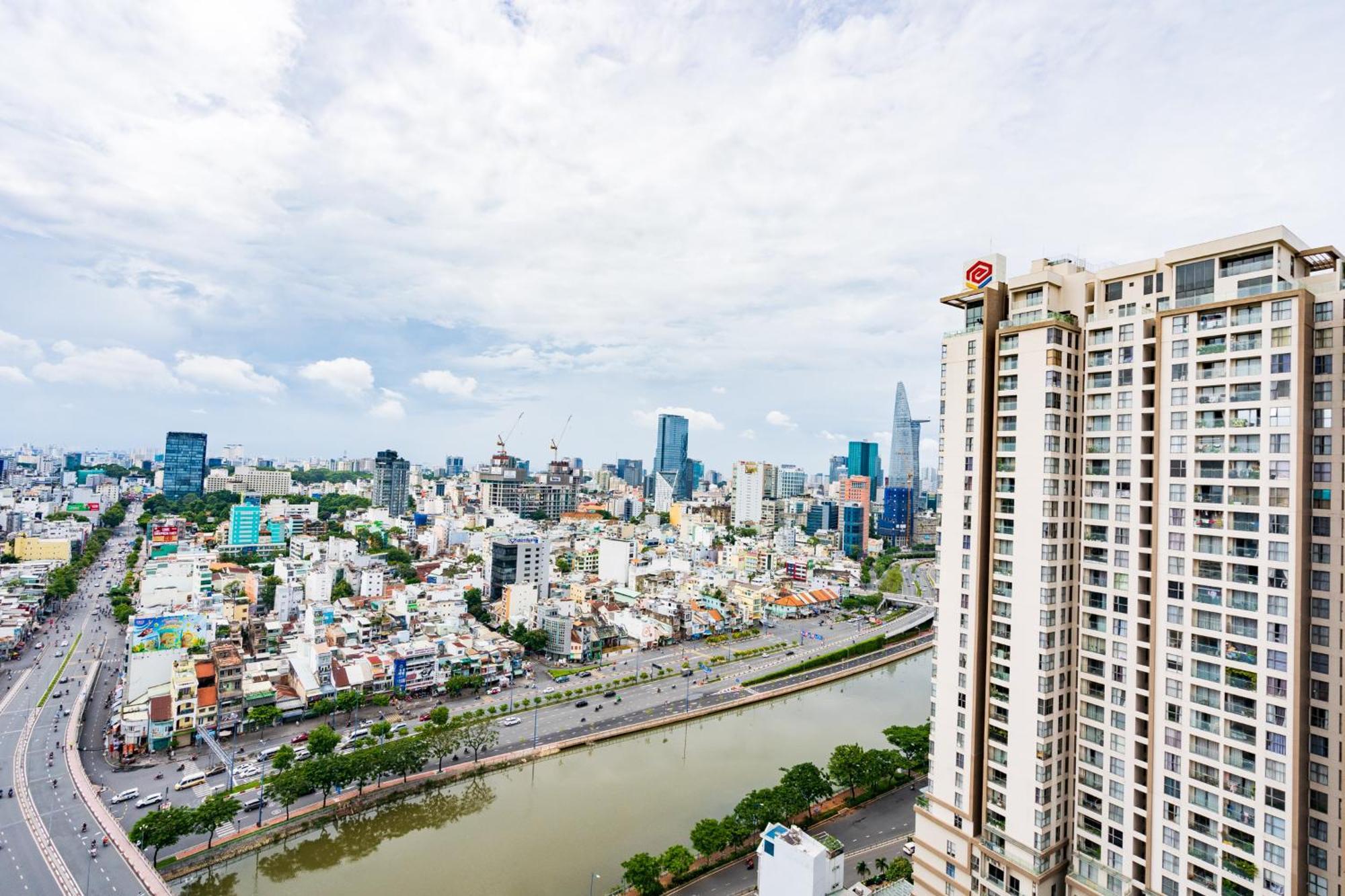 Min' Apartment - Rivergate Residence Downtown Bui Vien - Free Pool Ho-Chi-Minh-Stadt Exterior foto