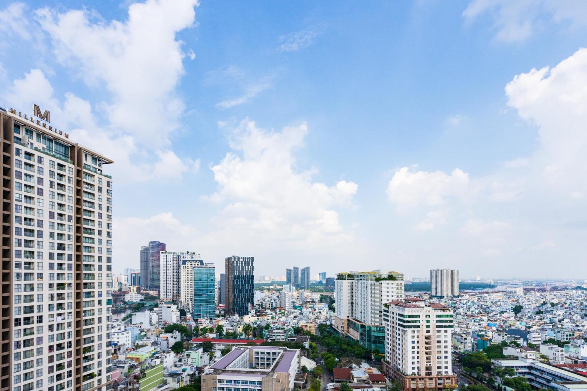 Min' Apartment - Rivergate Residence Downtown Bui Vien - Free Pool Ho-Chi-Minh-Stadt Exterior foto