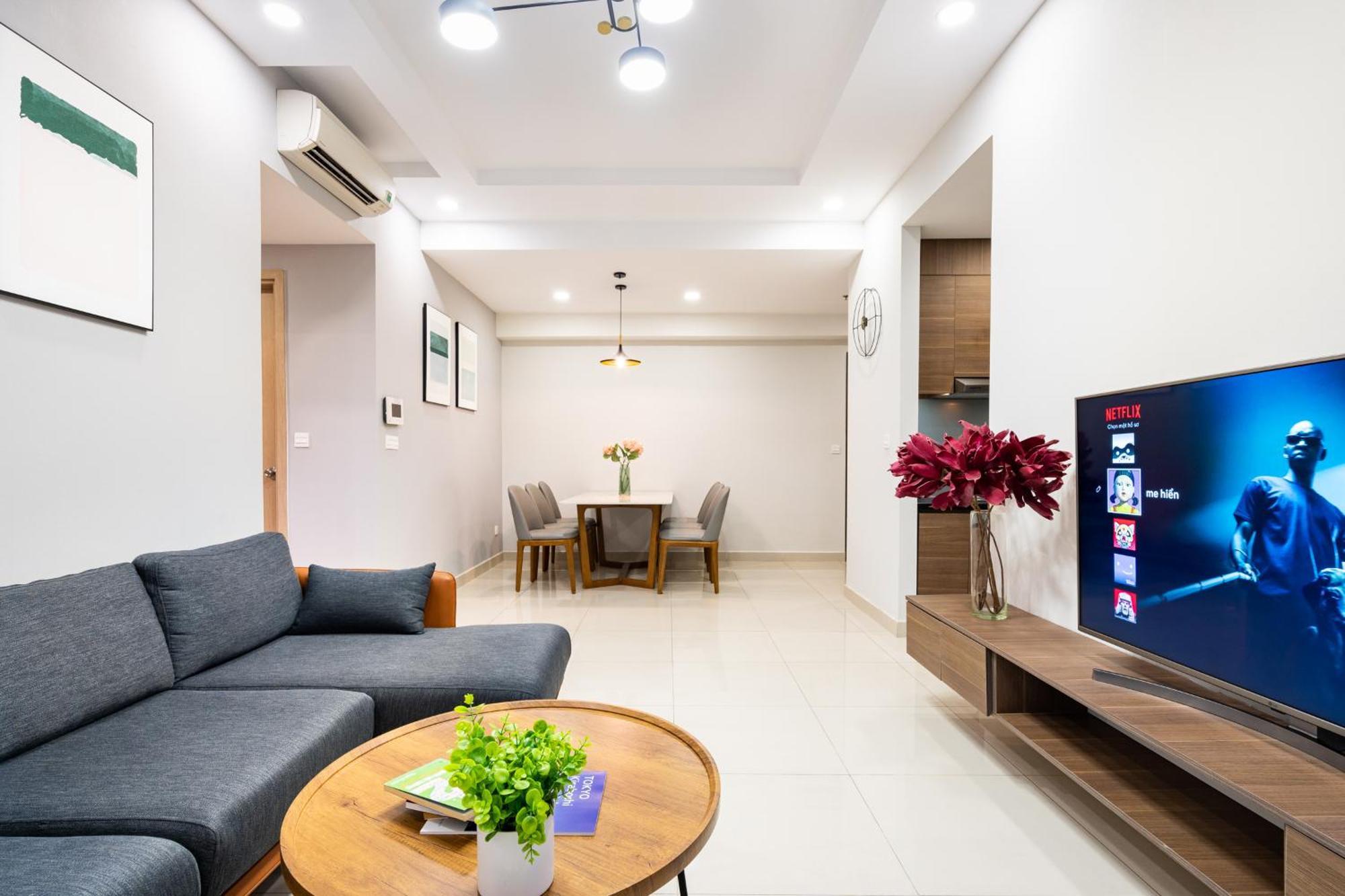 Min' Apartment - Rivergate Residence Downtown Bui Vien - Free Pool Ho-Chi-Minh-Stadt Exterior foto