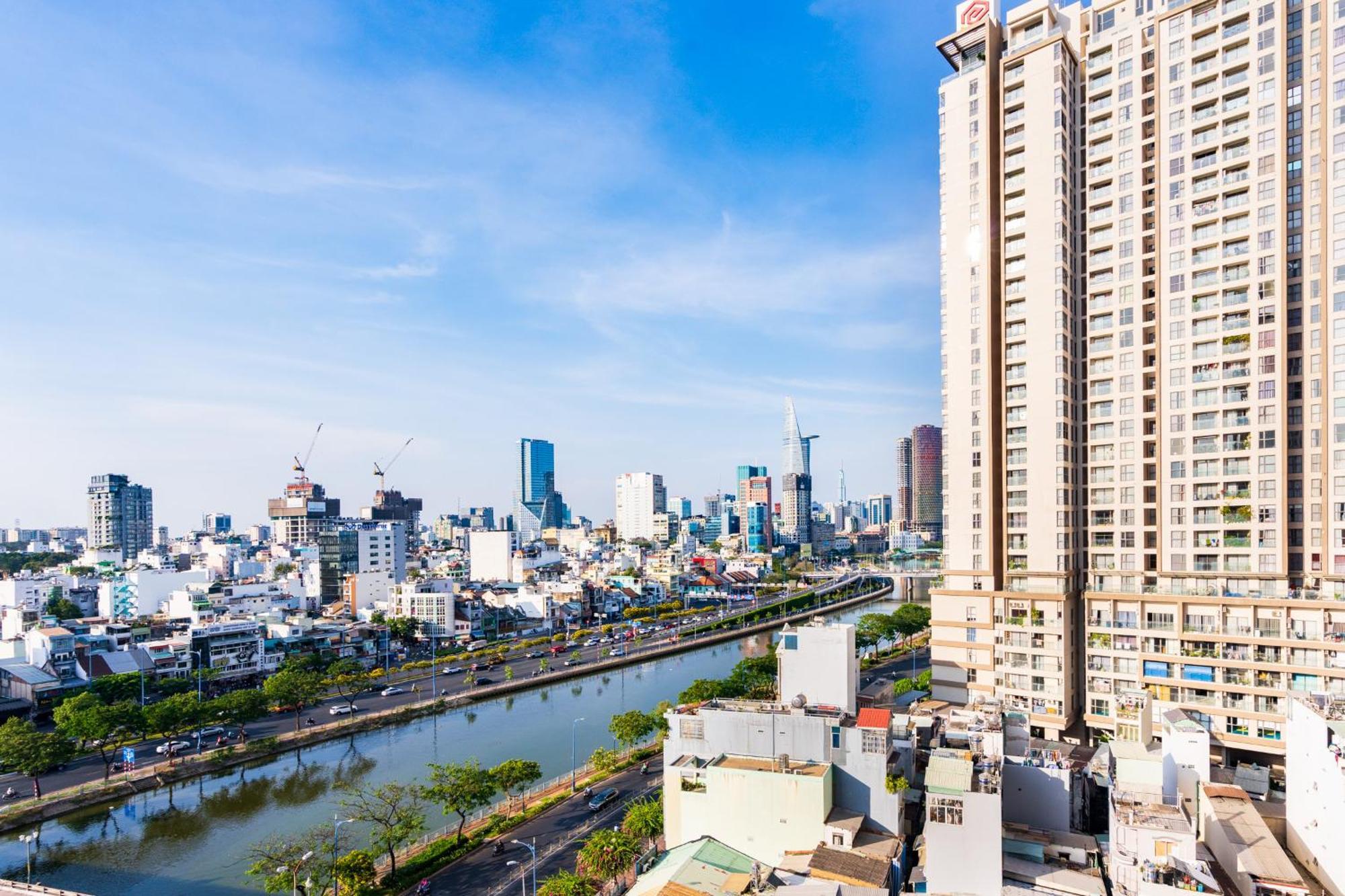 Min' Apartment - Rivergate Residence Downtown Bui Vien - Free Pool Ho-Chi-Minh-Stadt Exterior foto